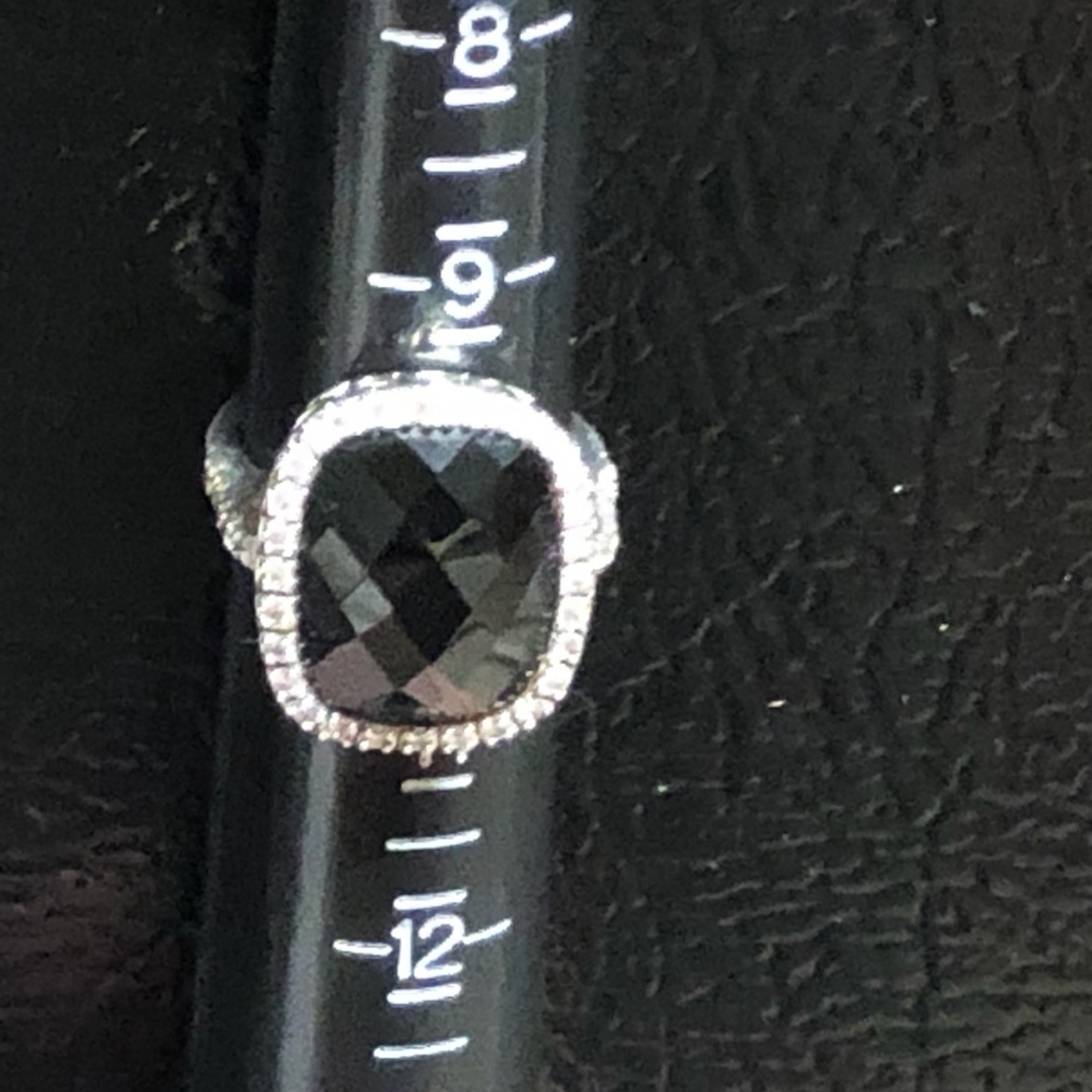 Joseph Esposito Sterling silver black onyx ring